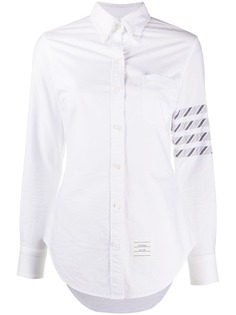 Thom Browne рубашка с длинными рукавами и полосками 4-Bar