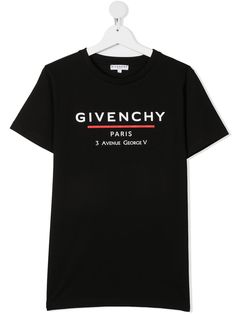 Givenchy Kids футболка с логотипом