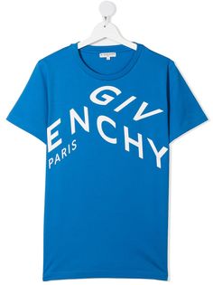 Givenchy Kids футболка со светоотражающим логотипом