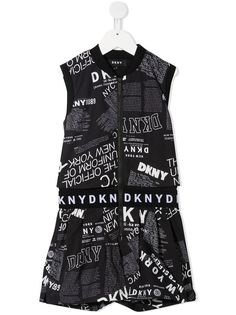 Dkny Kids комбинезон на молнии с логотипом