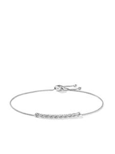 David Yurman браслет Pavéflex из белого золота с бриллиантами