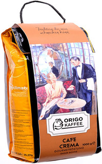 Кофе в зернах ORIGO Cafe Crema Gourmetrostung, 1 кг