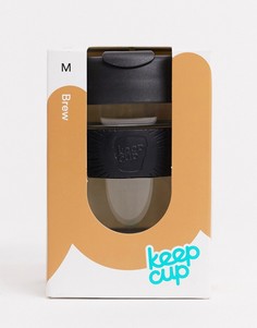 Черная многоразовая кружка объемом 12 унций KeepCup-Бесцветный