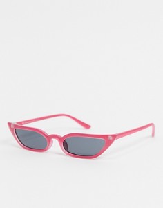 Розовые солнцезащитные очки «кошачий глаз» AJ Morgan-Розовый цвет
