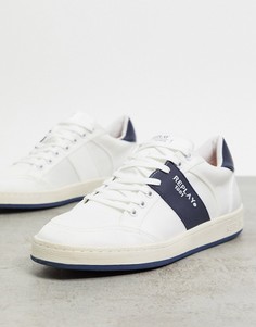 Бело-синие кроссовки Replay-Белый