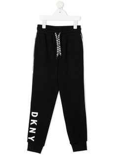 Dkny Kids спортивные брюки с логотипом