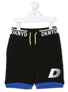 Dkny Kids спортивные шорты с логотипом на поясе
