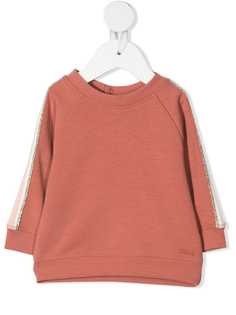 Chloé Kids толстовка с отделкой в полоску