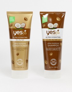 Шампунь и кондиционер Yes to Coconut Moisturising (2 x 280 мл)-Бесцветный