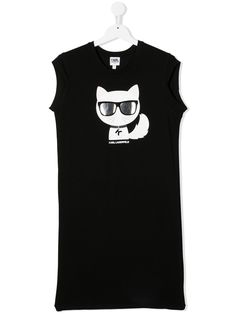 Karl Lagerfeld Kids платье K/Ikonik Choupette