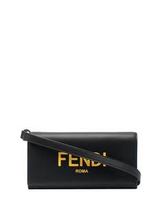 Fendi клатч с логотипом