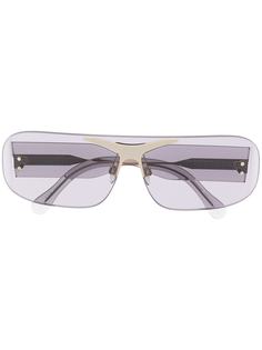 Burberry Eyewear солнцезащитные очки в массивной оправе