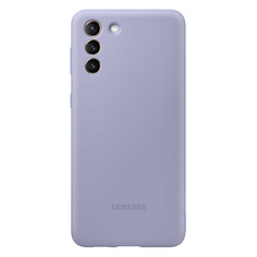 Чехол (клип-кейс) SAMSUNG Silicone Cover, для Samsung Galaxy S21+, фиолетовый [ef-pg996tvegru]