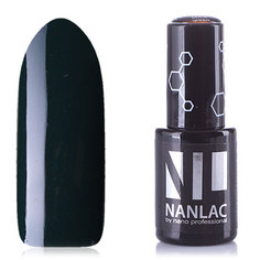 Nano Professional, Гель-лак №2186, Black green