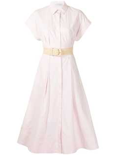 Rebecca Vallance платье-рубашка Bianco с поясом