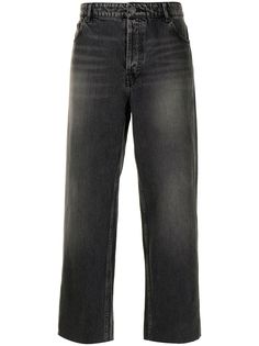 Balenciaga укороченные джинсы прямого кроя