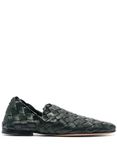 Bottega Veneta плетеные лоферы