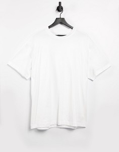 Белая oversized-футболка Weekday-Белый