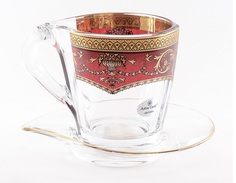 Набор чайных пар astra gold (astra gold) прозрачный