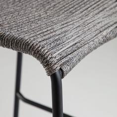 Полубарный стул glenville (la forma) серый 48x88x55 см.