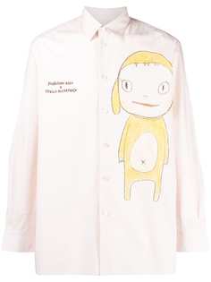 Stella McCartney рубашка с принтом из коллаборации с Yoshitomo Nara