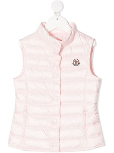 Moncler Enfant дутый жилет с логотипом