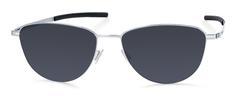 Солнцезащитные очки Ic Berlin IB Pali Fashion Silver Black Grey Flex