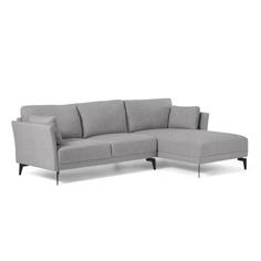 Угловой диван gilma (la forma) серый 260.0 см.