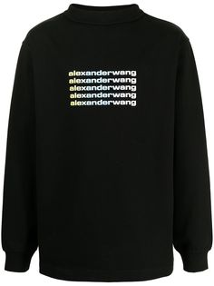 Alexander Wang толстовка с логотипом