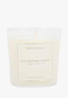Свеча ароматическая Mizensir PETALES DE ROSE, Scented Candle, 230 гр