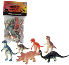 Детский игровой набор 1toy "В мире животных: Динозавры", 6 шт (Т50484)