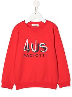 Cesare Paciotti 4Us Kids толстовка с логотипом