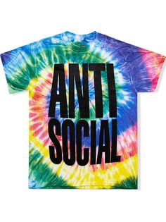 Anti Social Social Club футболка Heatwave с принтом тай-дай
