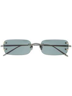 Linda Farrow солнцезащитные очки в прямоугольной оправе