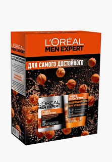 Набор для ухода за лицом LOreal Paris L'Oreal Men Expert "Увлажняющий уход Гидра Энергетик + Гель для умывания Гидра Энергетик", 100+50 мл