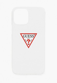 Чехол для iPhone Guess 12 Pro Max (6.7), PC/TPU Shiny Triangle logo White
