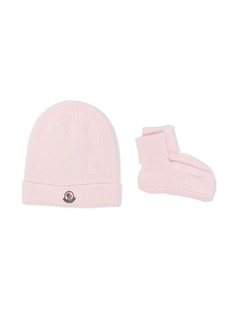 Moncler Enfant комплект из шапки и носков