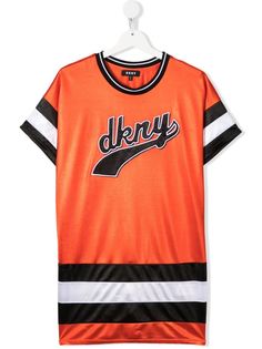 Dkny Kids платье-футболка с логотипом