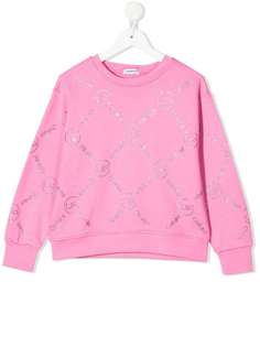 Pinko Kids толстовка с монограммой