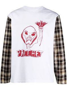 PACCBET футболка с контрастными рукавами