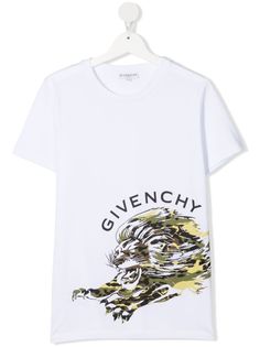 Givenchy Kids футболка с принтом