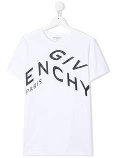 Givenchy Kids футболка с логотипом