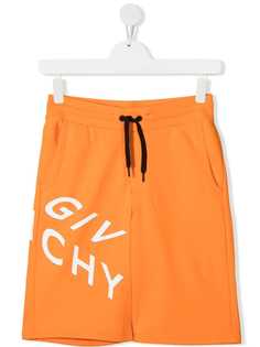 Givenchy Kids шорты с логотипом