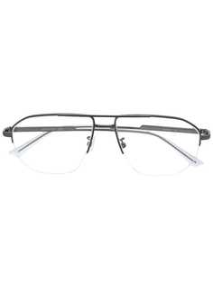 Bottega Veneta Eyewear очки-авиаторы с прозрачными линзами