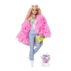 Кукла Barbie Экстра в розовой куртке, 29см [grn28]