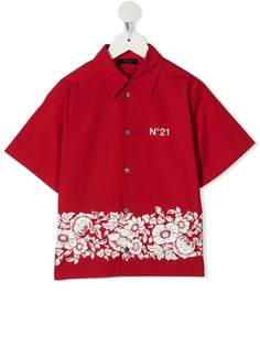 Nº21 Kids рубашка с логотипом