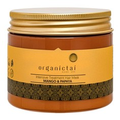 OrganicTai, Маска для волос «Манго и папайя», 150 мл