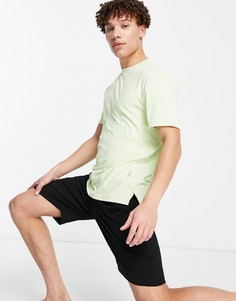 Свободная футболка для йоги из мягкого трикотажа ASOS 4505-Зеленый цвет