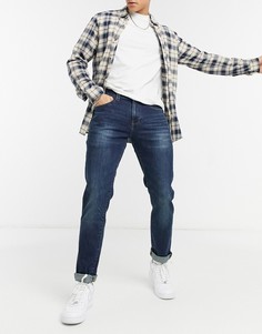 Узкие джинсы в винтажном стиле Schott-Голубой
