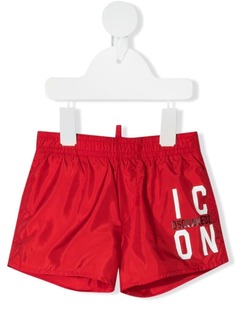 Dsquared2 Kids плавки-шорты с принтом Icon